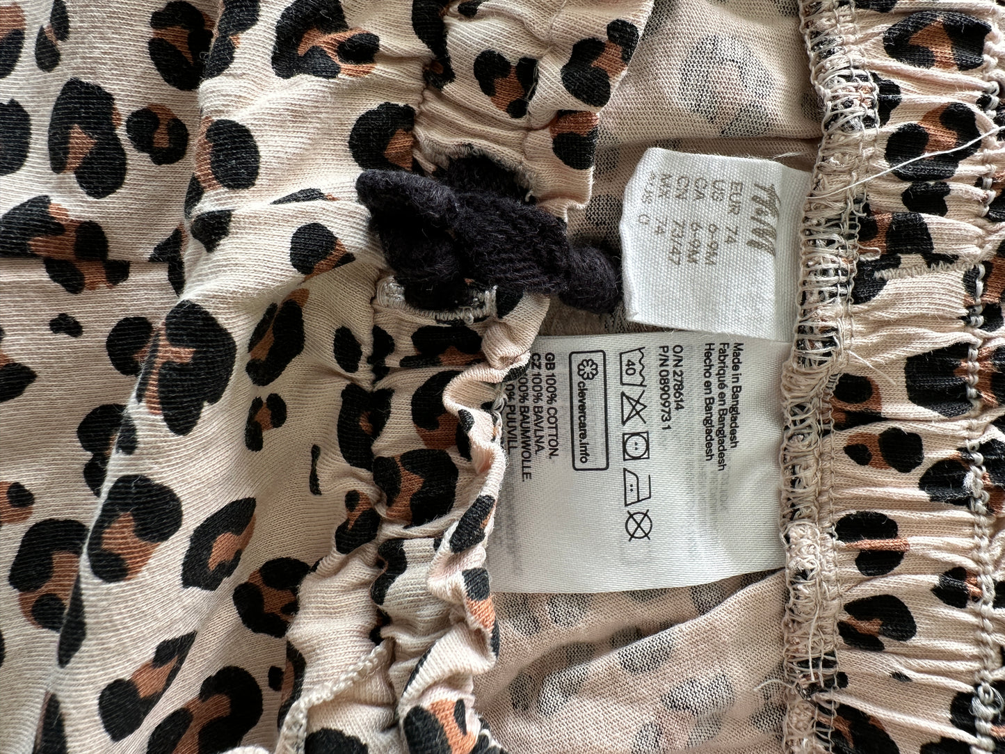 Top & Hose Set im Leopardenmuster Gr. 74 | Secondhand | MiniMoments
