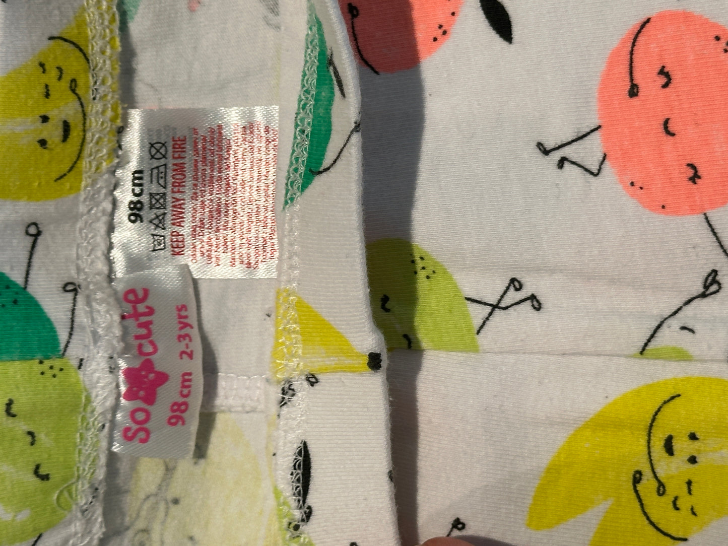 Hose mit Früchten Gr. 98 | Secondhand | Minimoments