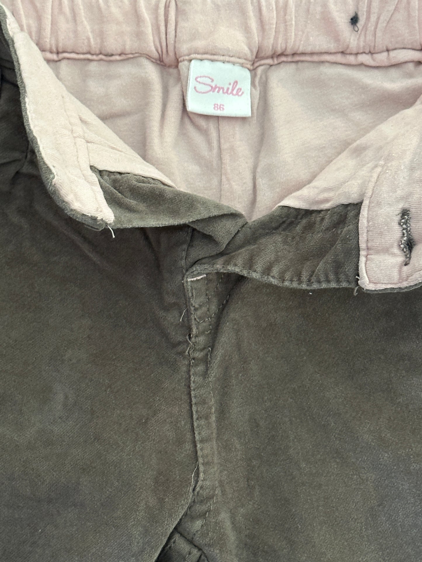 Hose lang, gefüttert mit Blumen Gr. 86 | Secondhand | MiniMoments