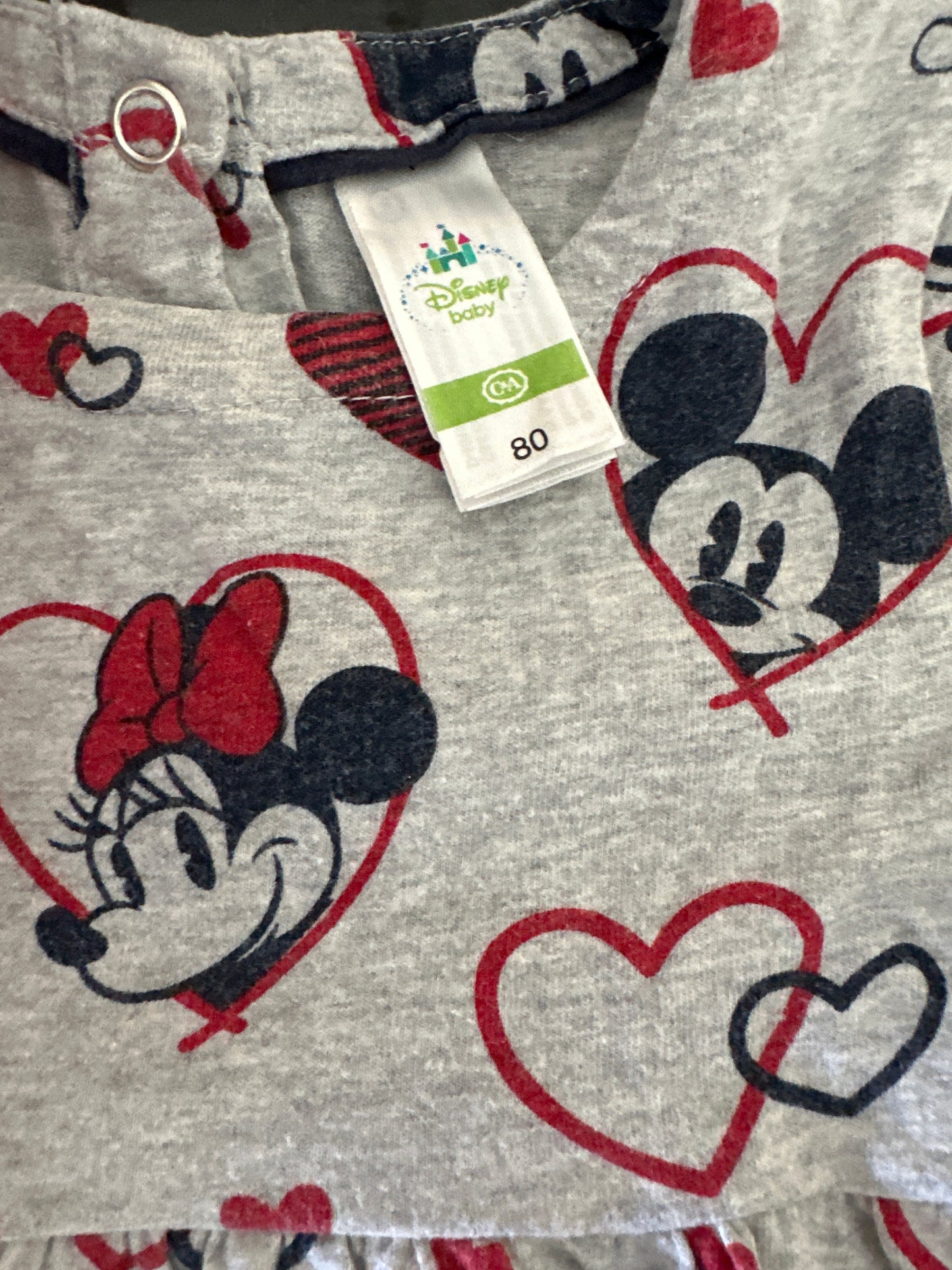 Kleid kurzarm Mickey Mouse Gr. 80 | Secondhand | MiniMoments