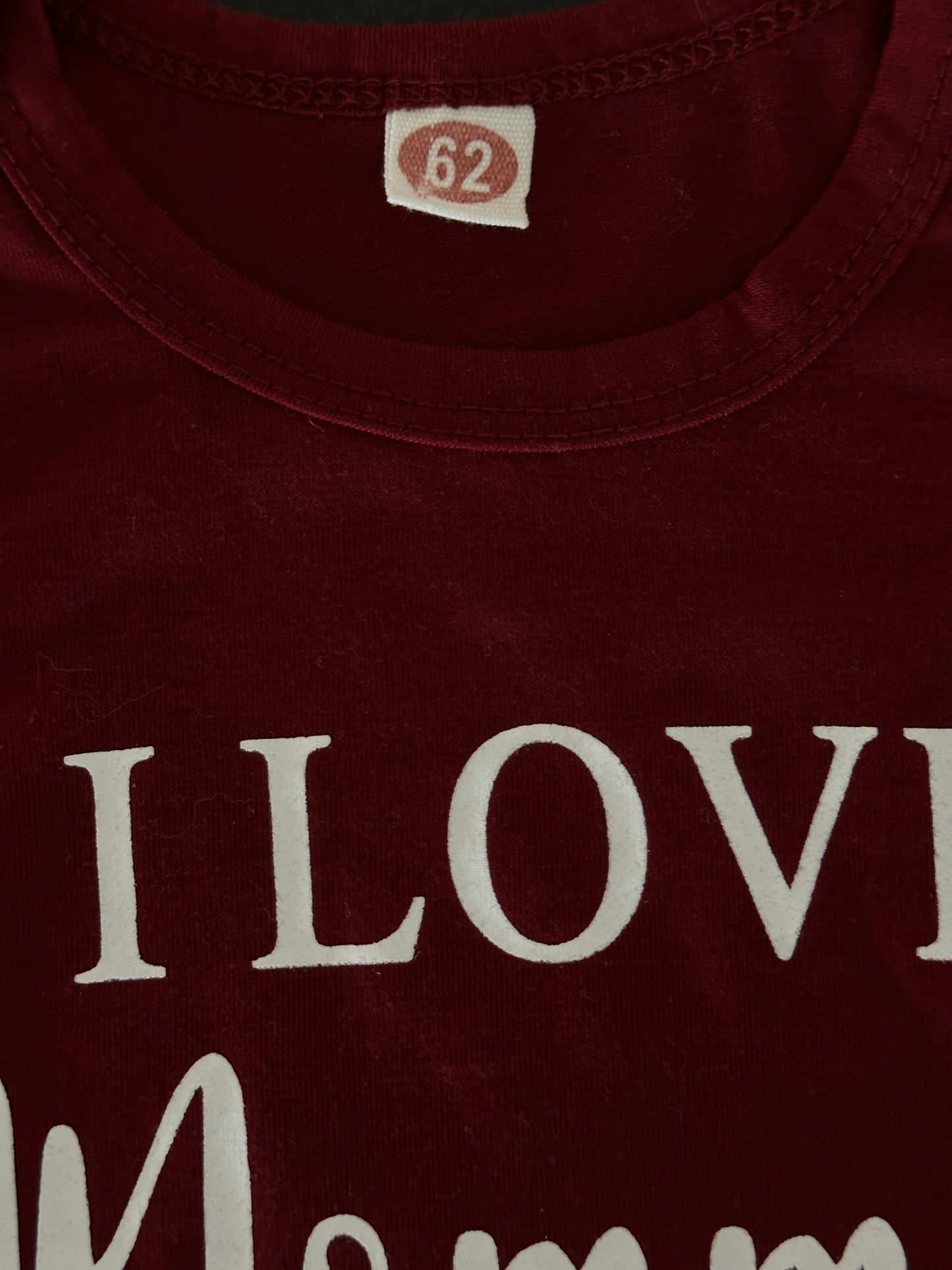 Kurzarmbody "I love Mommy" Gr. 62 | Secondhand | MiniMoments