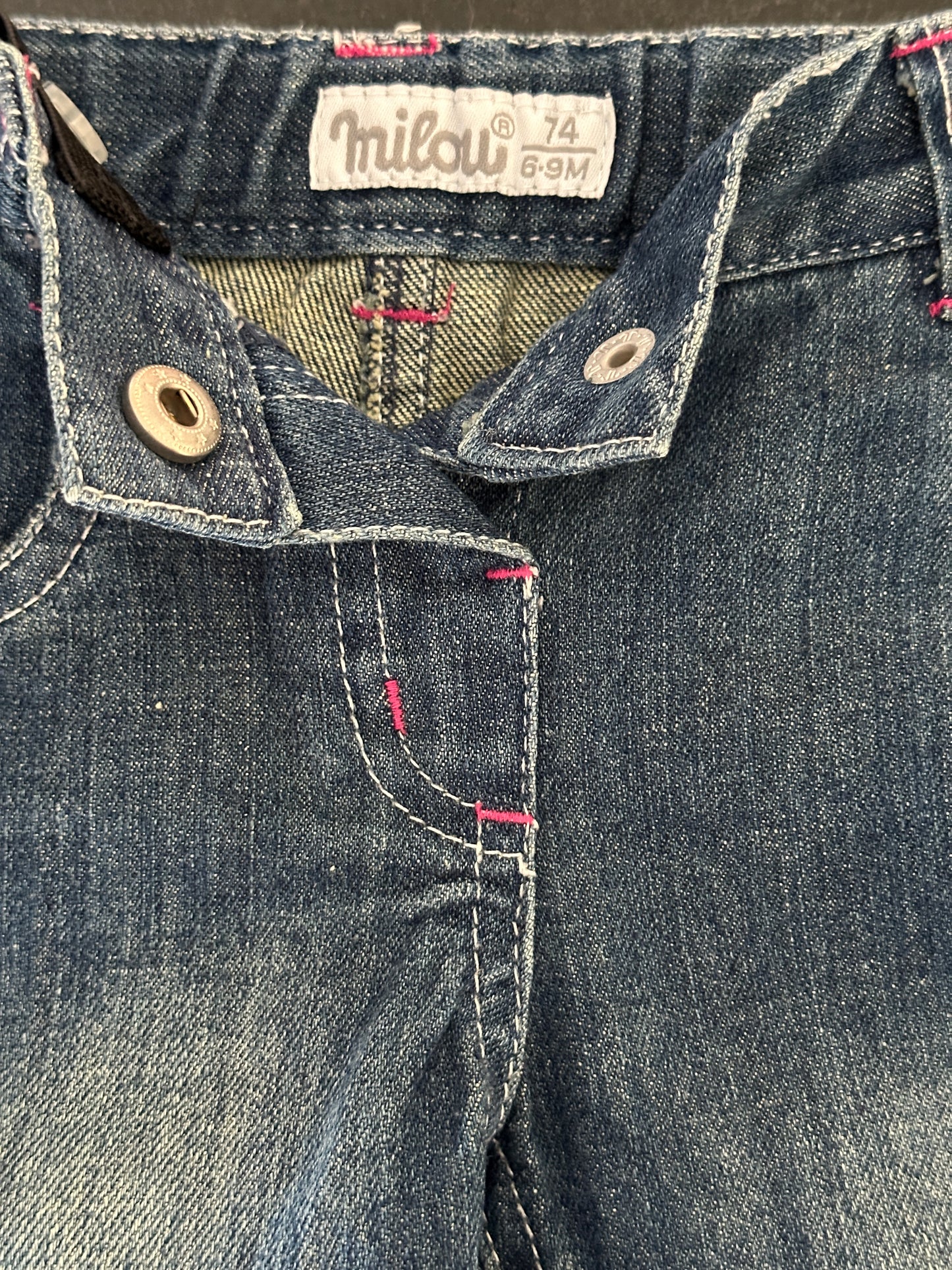 Jeanshose lang mit Herz Gr. 74 | Secondhand | MiniMoments