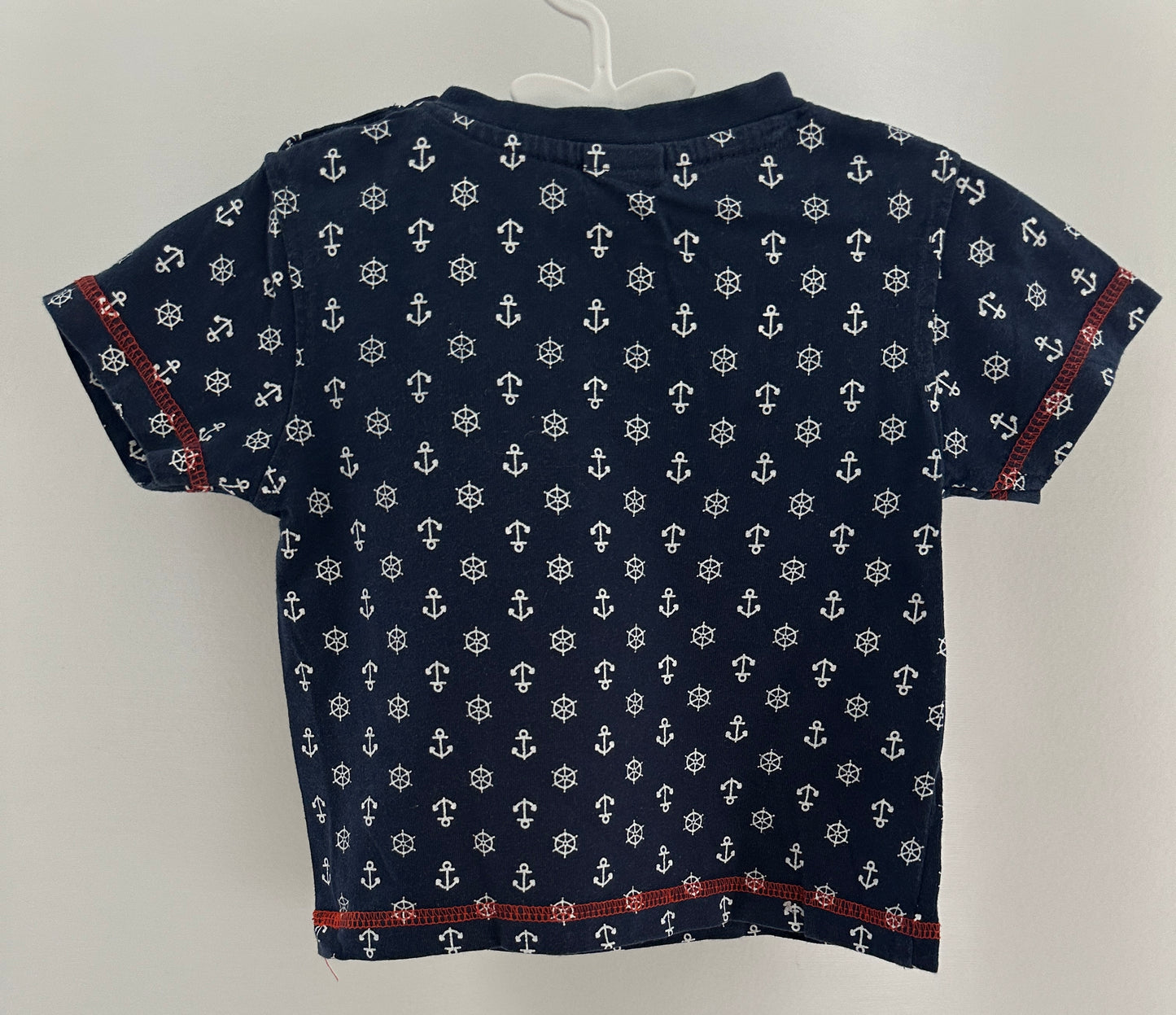 T-Shirt mit roten Details | Secondhand | MiniMoments