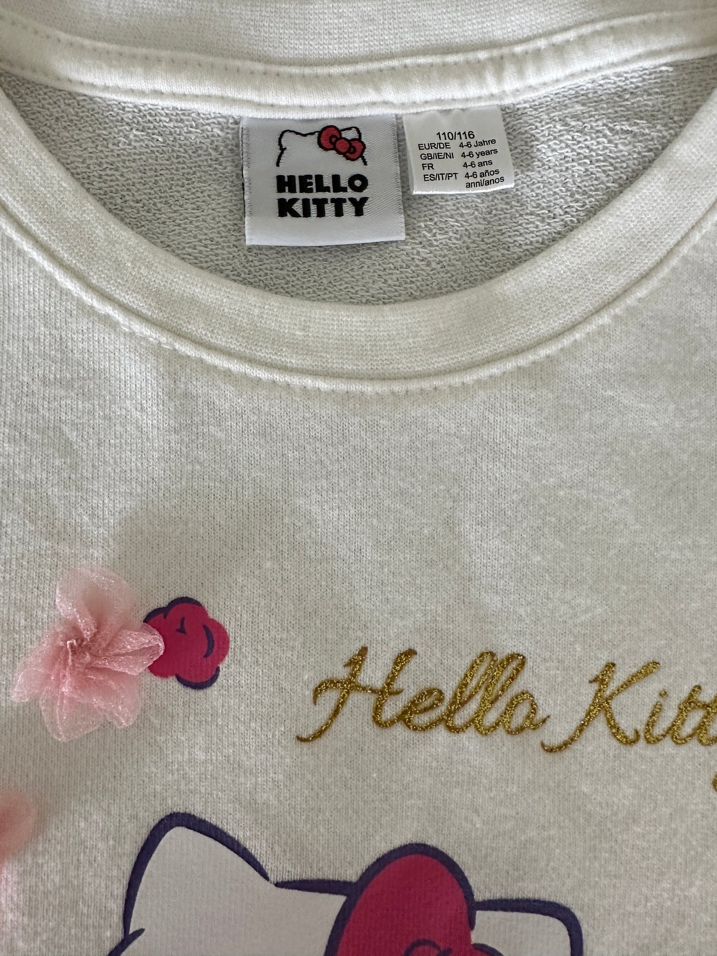 Kleid weiss/rosa Hello Kitty | Secondhand | MiniMoments