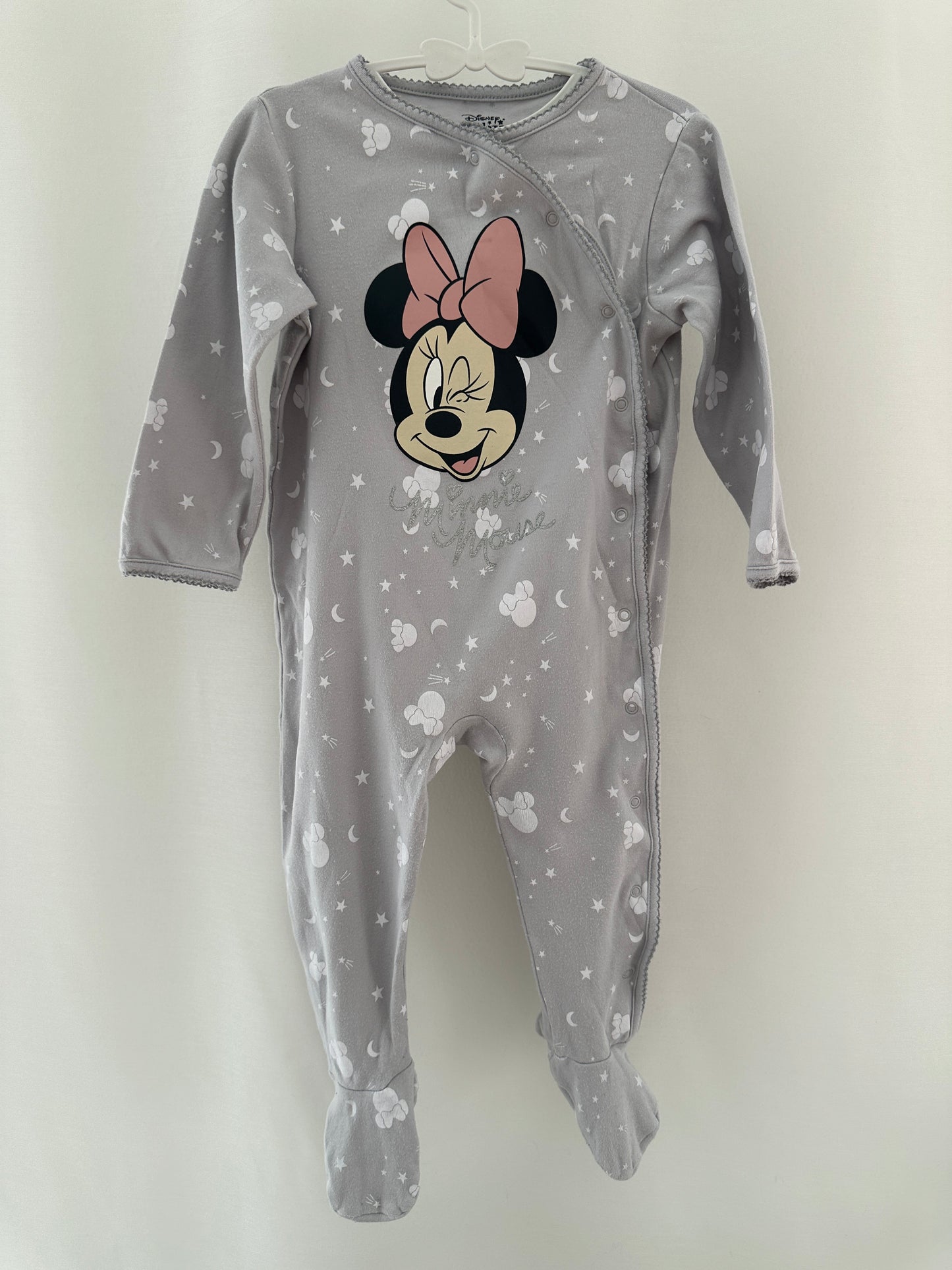 Pyjama Einteiler mit weissen Herzen Gr. 92 | Secondhand | MiniMoments