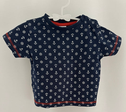 T-Shirt mit roten Details | Secondhand | MiniMoments