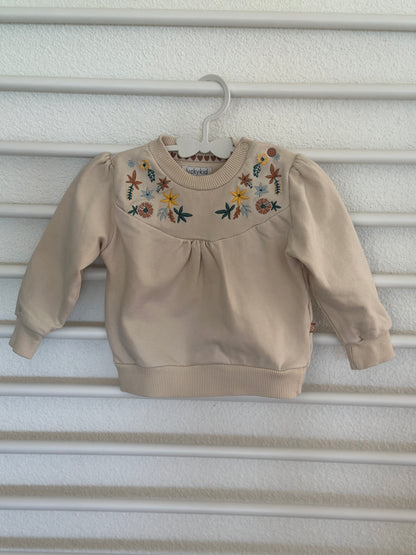 Pullover mit Blumen Gr. 68 | Secondhand | MiniMoments