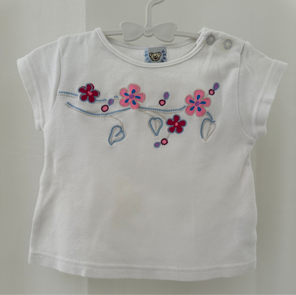 T-Shirt mit Blumen Gr. 68 | Secondhand | MiniMoments