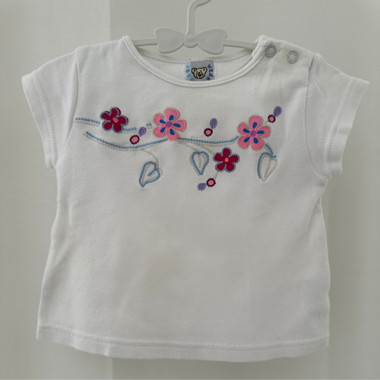 T-Shirt mit Blumen Gr. 68 | Secondhand | MiniMoments
