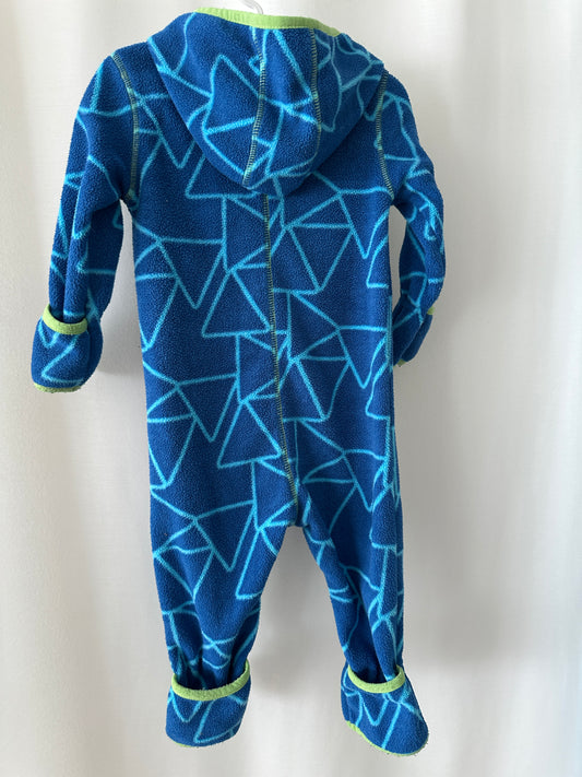 Kuschliger Overall mit umklappbaren Füssen Gr. 62/68 | Secondhand | MiniMoments