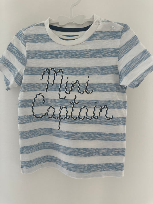 T-Shirt Mini Captain Gr. 92 | Secondhand | MiniMoments