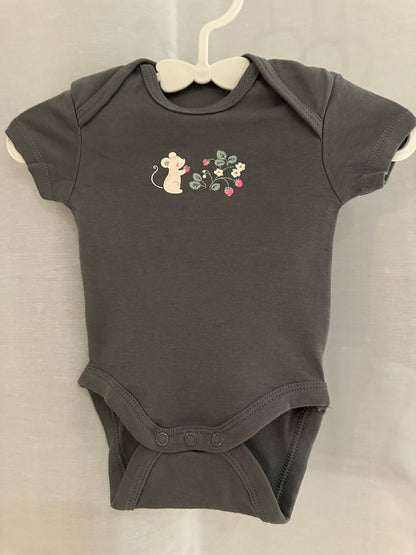 Kurzarmbody mit Maus | Secondhand | MiniMoments