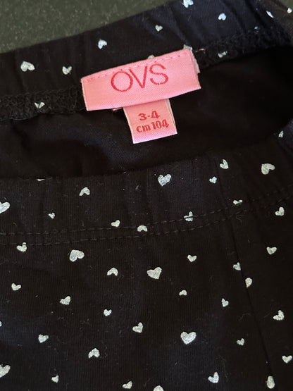 Leggings mit Herzen Gr. 104 | Secondhand | MiniMoments