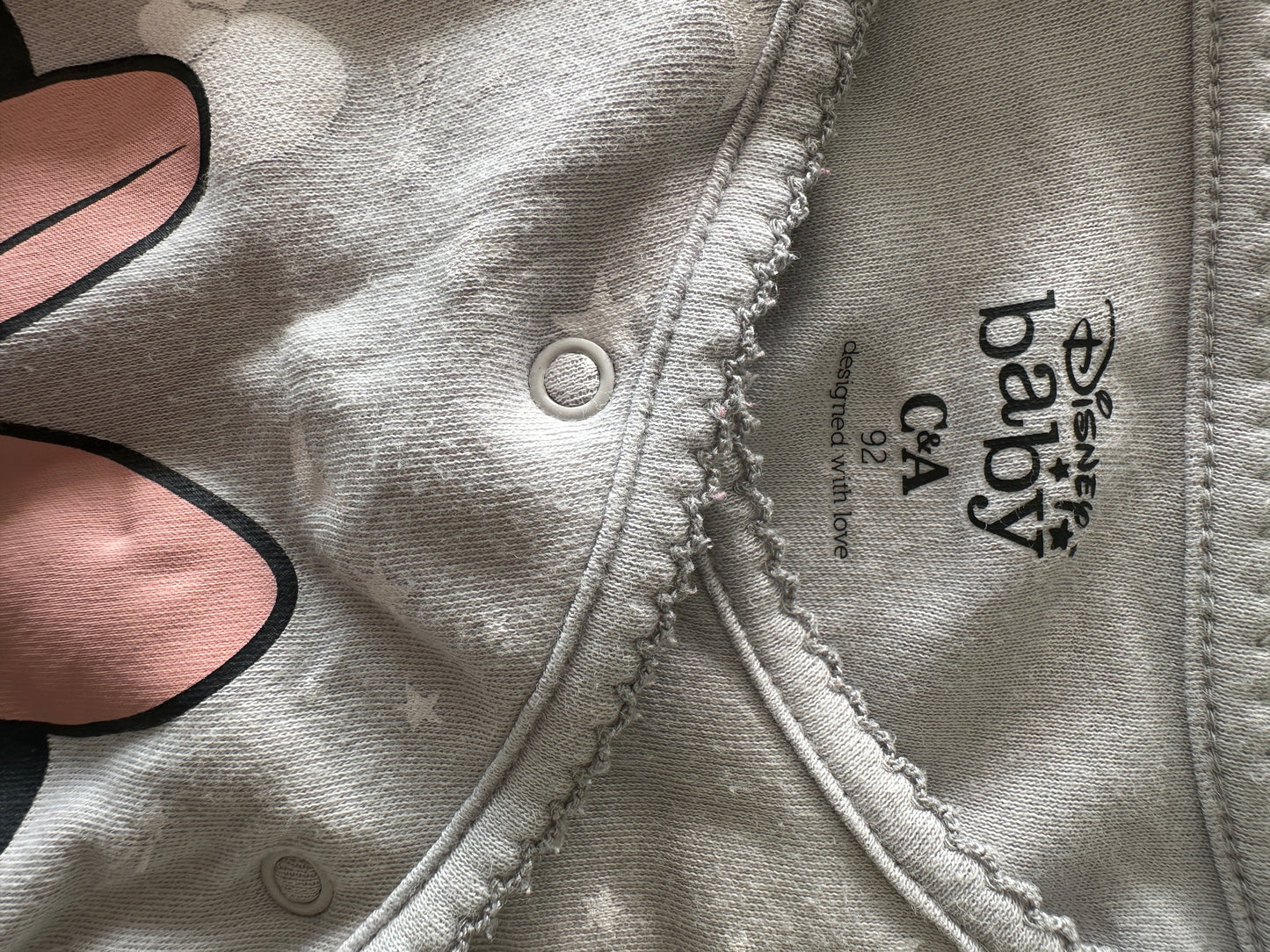 Pyjama Einteiler mit weissen Herzen Gr. 92 | Secondhand | MiniMoments