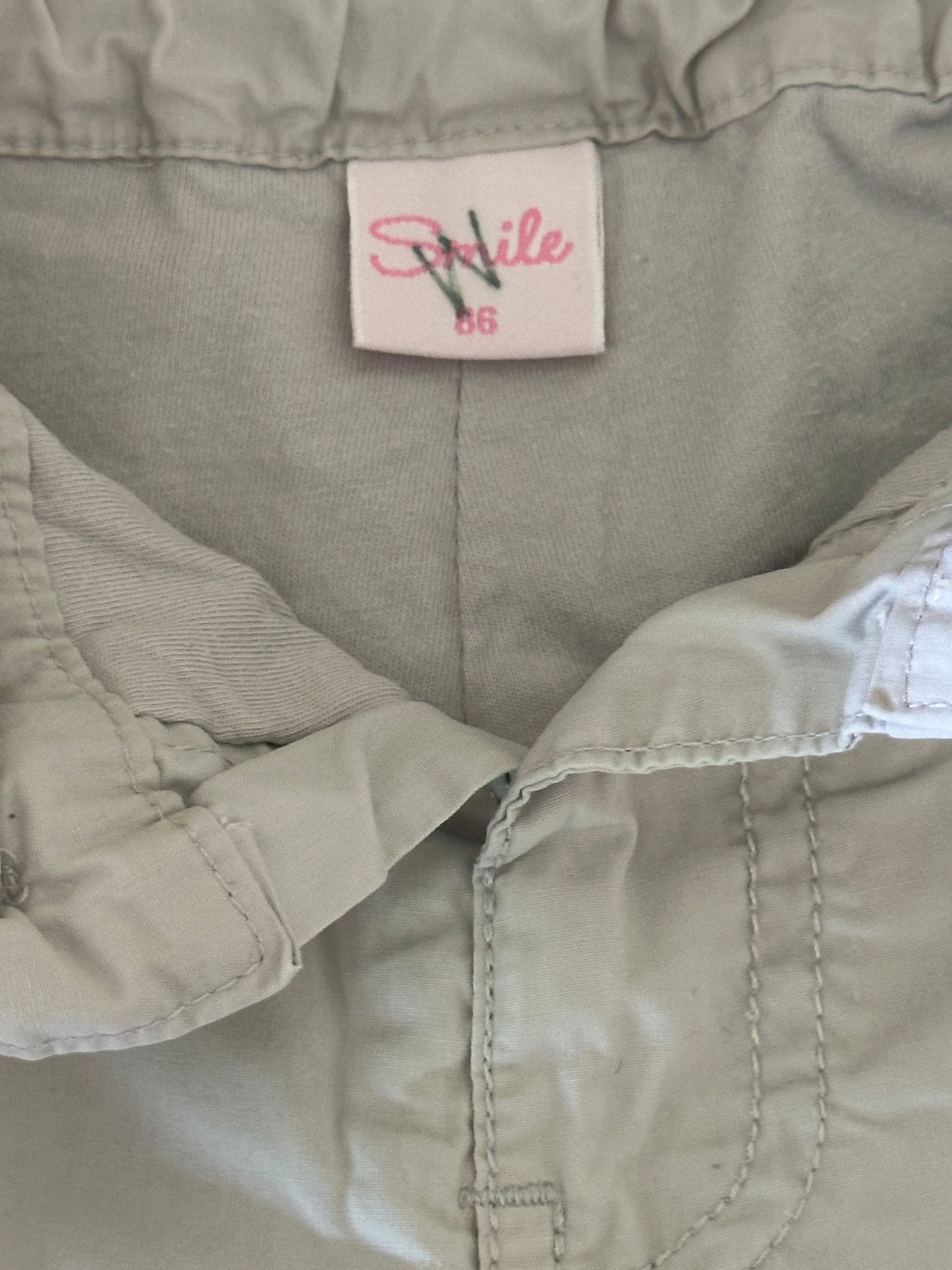 Hose lang (gefüttert) mit Schmetterlingen Gr. 86 | Secondhand | MiniMoments