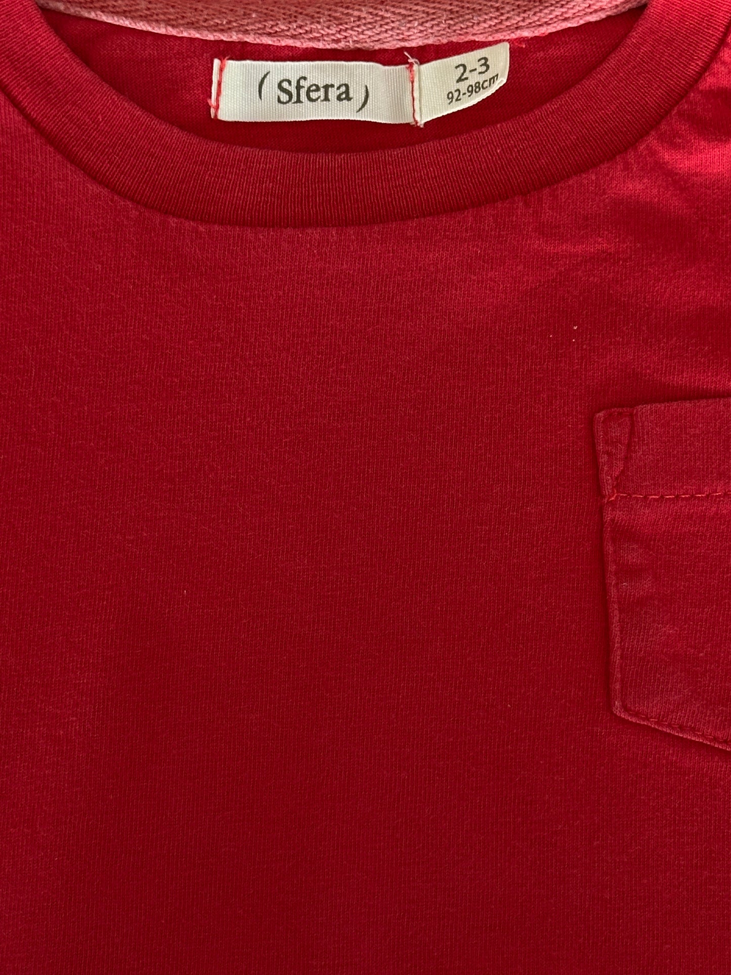 T-Shirt in rot Gr. 92/98 | Secondhand | MiniMoments