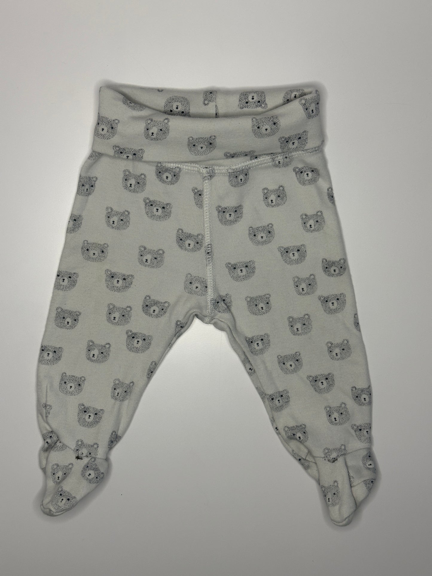 Lange Hose mit Füsslingen Bären Gr. 50 | Secondhand | MiniMoments
