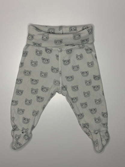 Lange Hose mit Füsslingen Bären Gr. 50 | Secondhand | MiniMoments