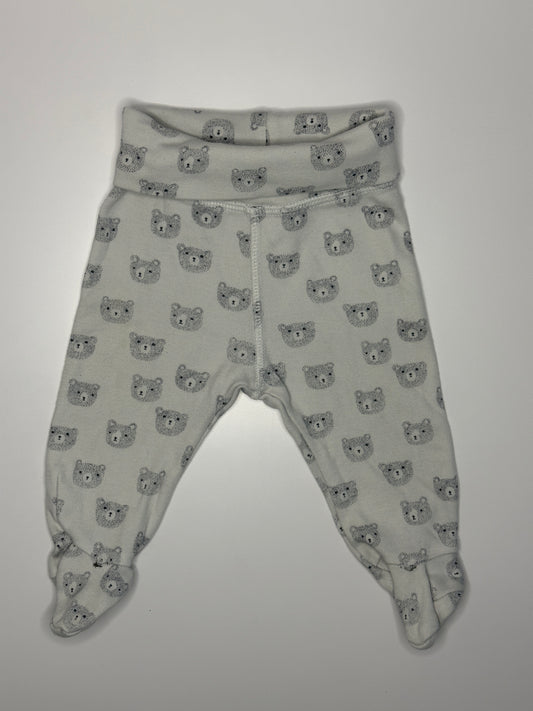 Lange Hose mit Füsslingen Bären Gr. 50 | Secondhand | MiniMoments