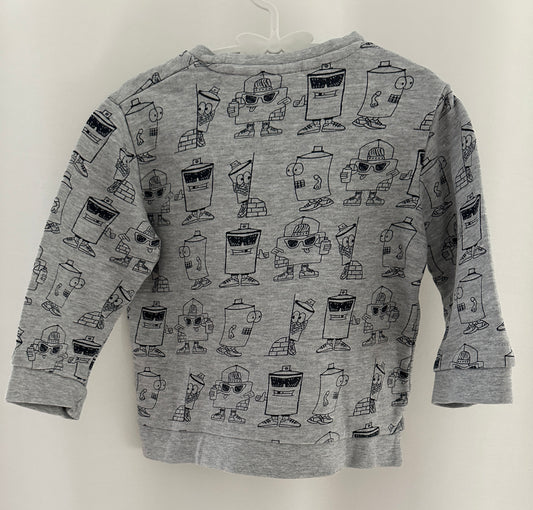 Pullover mit Robotern | Secondhand | MiniMoments