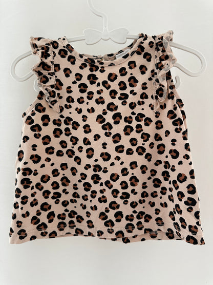 Top & Hose Set im Leopardenmuster Gr. 74 | Secondhand | MiniMoments