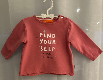 Pullover "find yourself" Gr. 74-80 | Secondhand | MiniMoments