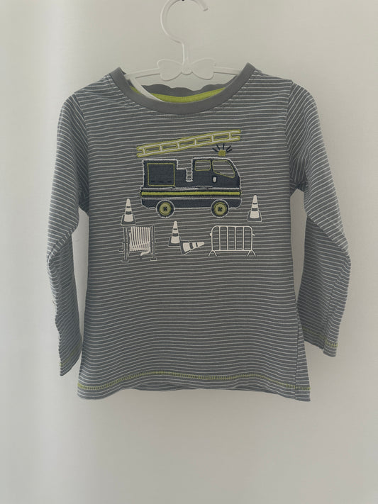 Pullover mit Feuerwehrauto Gr. 92 | Secondhand | MiniMoments