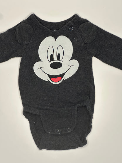 Langarmbody Mickey Mouse Gr. 50 | Secondhand | MiniMoments