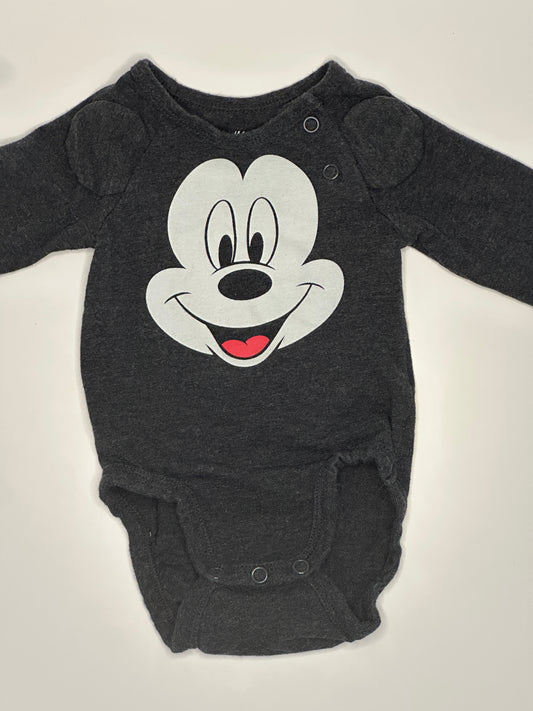 Langarmbody Mickey Mouse Gr. 50 | Secondhand | MiniMoments