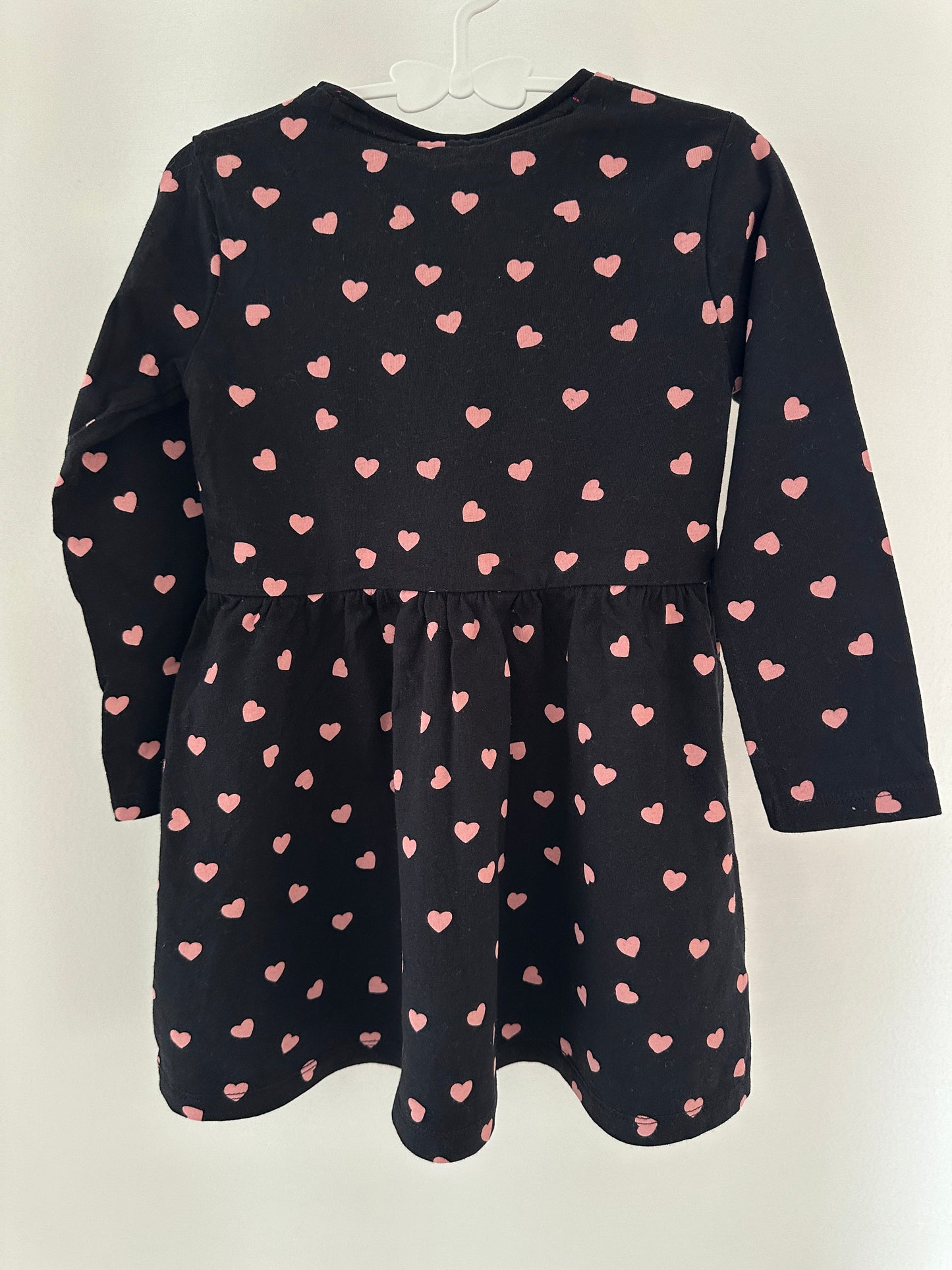 Kleid Mickey & Minnie mit rosa Herzen Gr. 98 | Secondhand | MiniMoments
