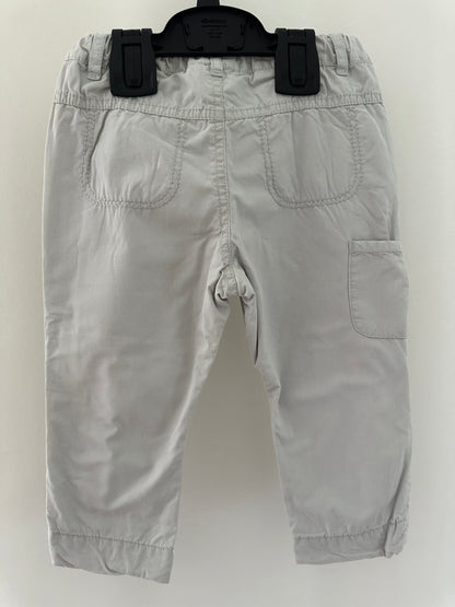 Hose lang (gefüttert) mit Schmetterlingen Gr. 86 | Secondhand | MiniMoments