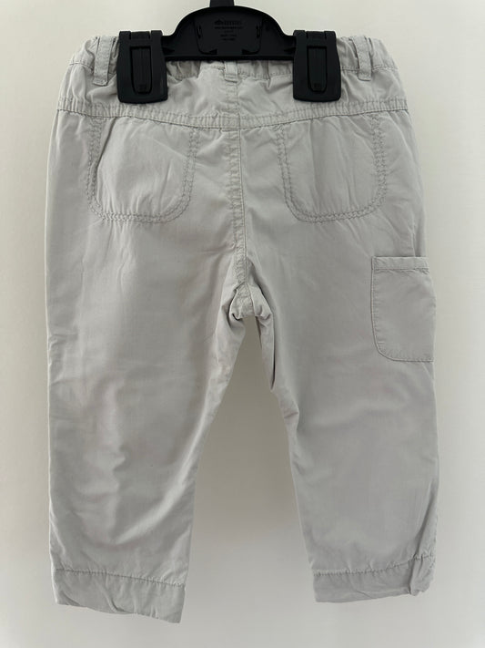 Hose lang (gefüttert) mit Schmetterlingen Gr. 86 | Secondhand | MiniMoments