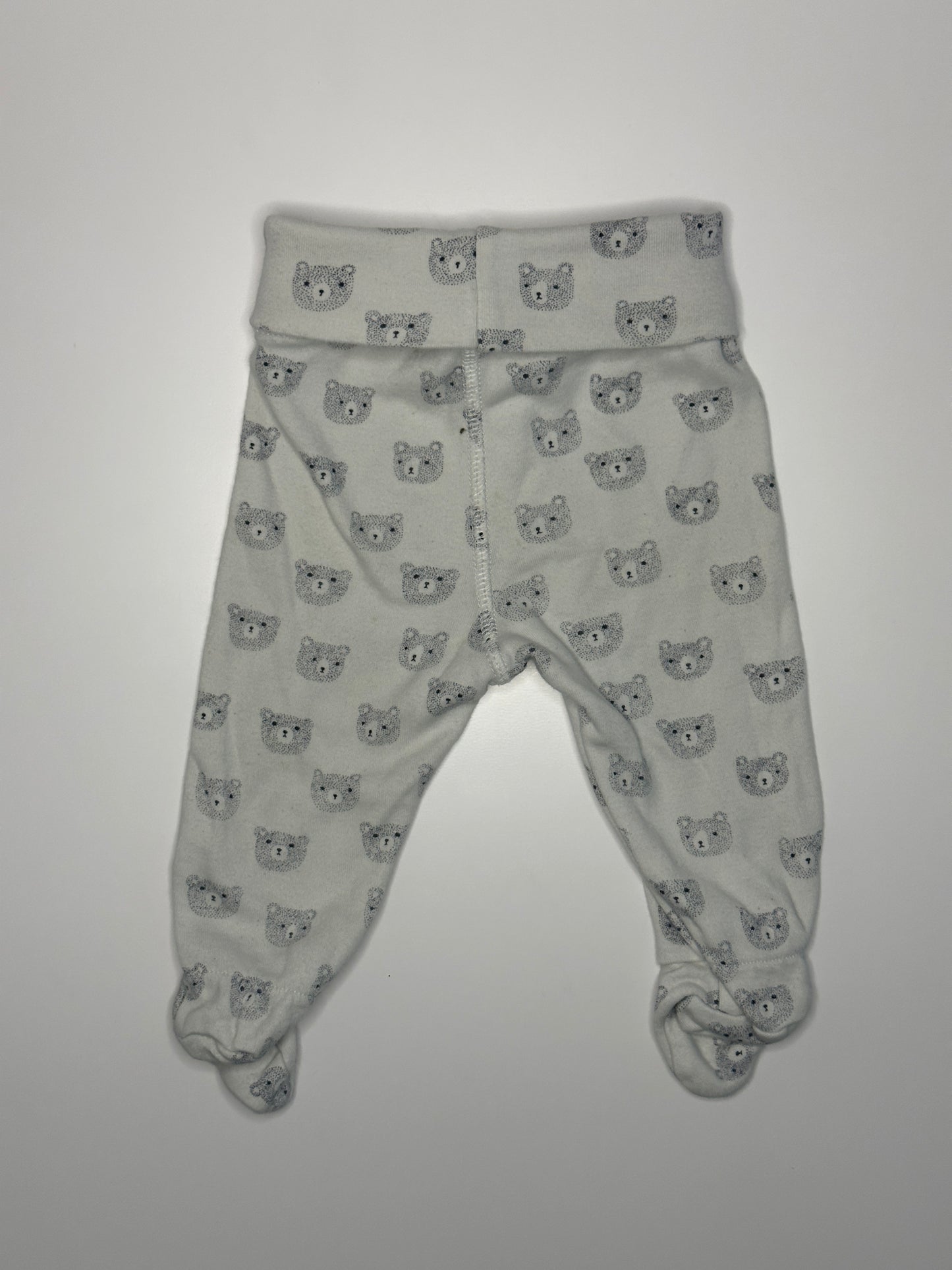 Lange Hose mit Füsslingen Bären Gr. 50 | Secondhand | MiniMoments
