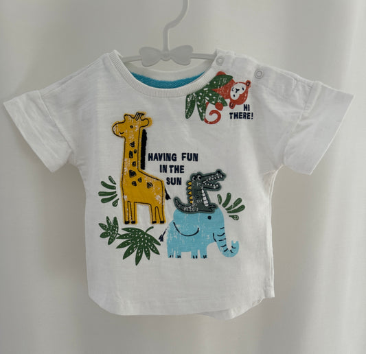 T-Shirt Safari Gr. 74 | Secondhand | MiniMoments