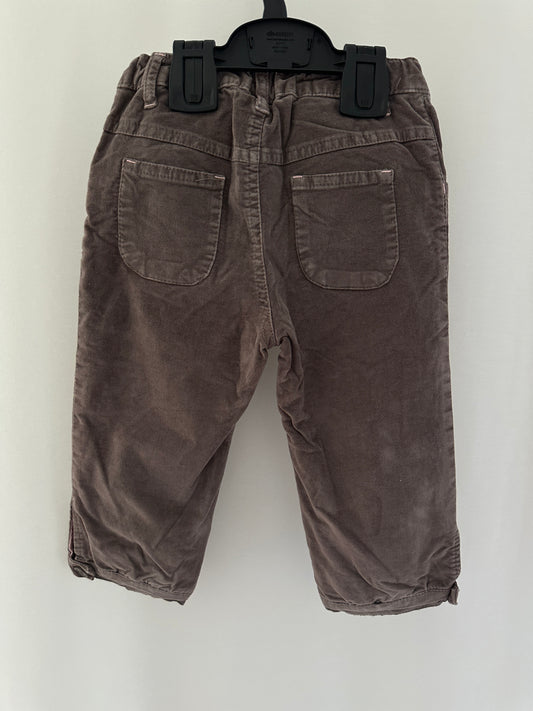 Hose lang, gefüttert mit Blumen Gr. 86 | Secondhand | MiniMoments