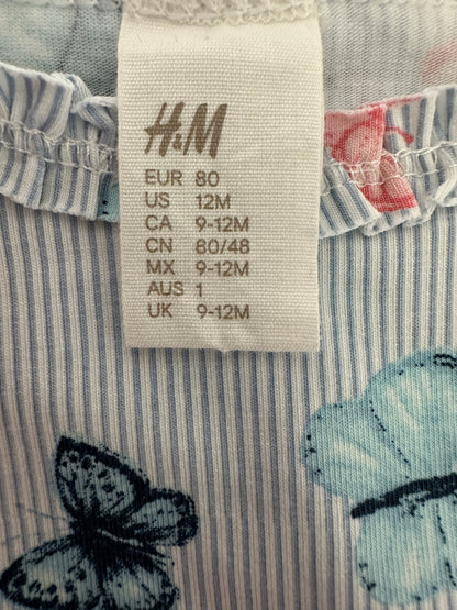 T-Shirt Schmetterlinge Gr. 80| Secondhand | MiniMoments