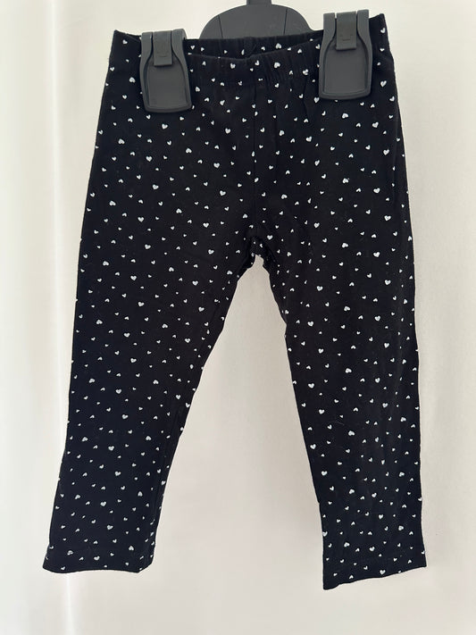 Leggings mit Herzen Gr. 104 | Secondhand | MiniMoments