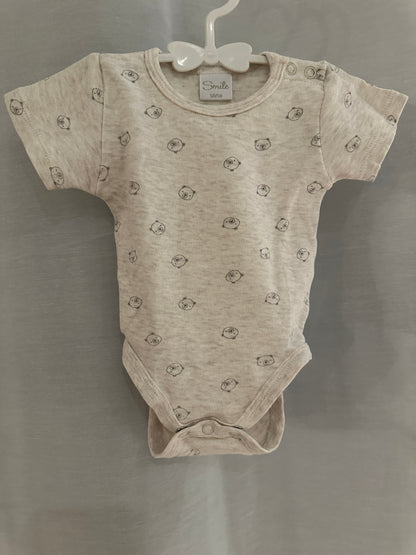 Kurzarmbody mit Bären | Secondhand | MiniMoments