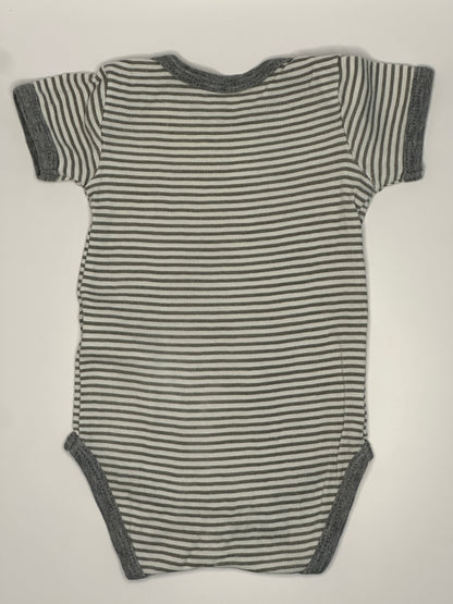 Kurzarmbody gestreift Gr. 56 | Secondhand | MiniMoments