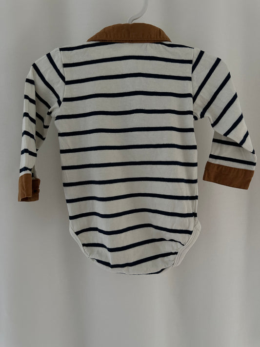 Kurzarmbody mit Kragen Gr. 68 | Secondhand | MiniMoments
