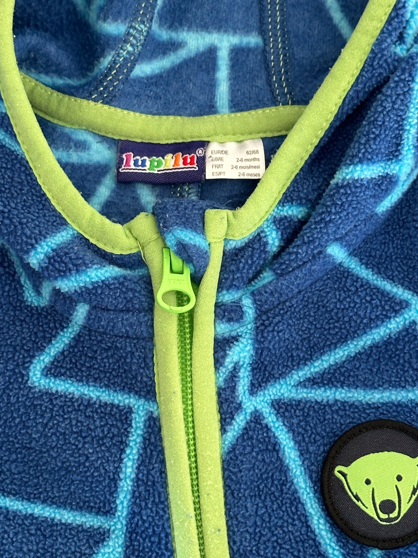 Kuschliger Overall mit umklappbaren Füssen Gr. 62/68 | Secondhand | MiniMoments