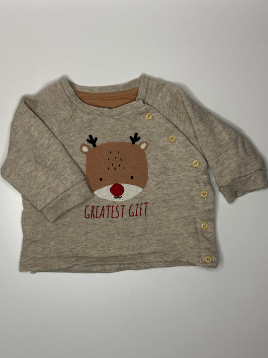 Pullover "Greatest gift" Gr. 56 | Secondhand | MiniMoments