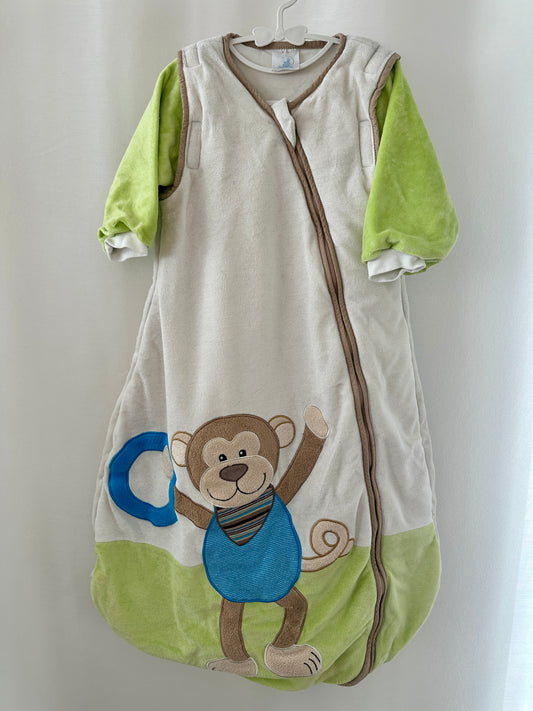 Schlafsack mit Äffchen Gr. 92/98| Secondhand | MiniMoments