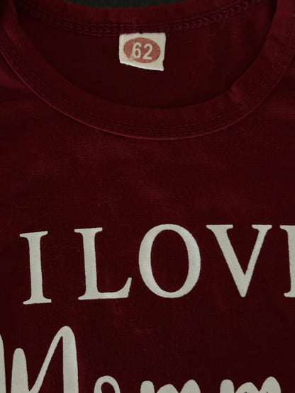 Kurzarmbody "I love Mommy" Gr. 62 | Secondhand | MiniMoments