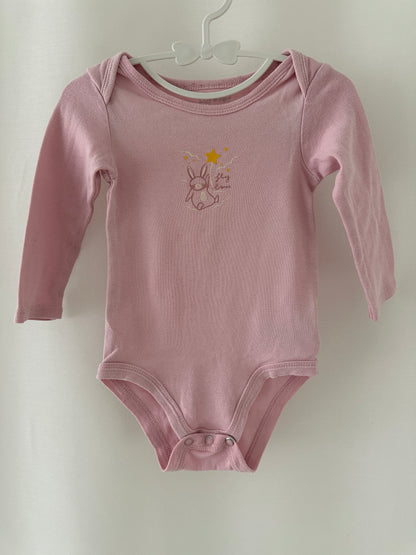 Langarmbody mit Hase | Secondhand | Minimoments