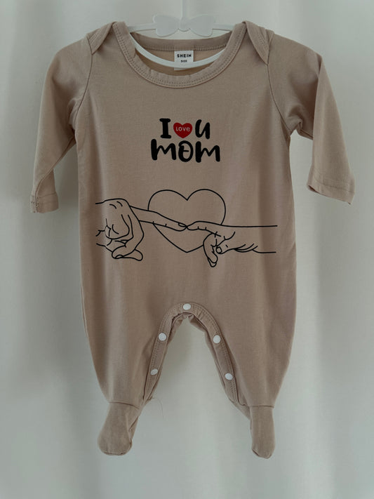 Strampler mit Knöpfen Gr. 56| Secondhand | MiniMoments