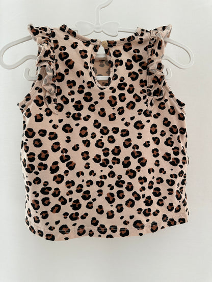 Top & Hose Set im Leopardenmuster Gr. 74 | Secondhand | MiniMoments