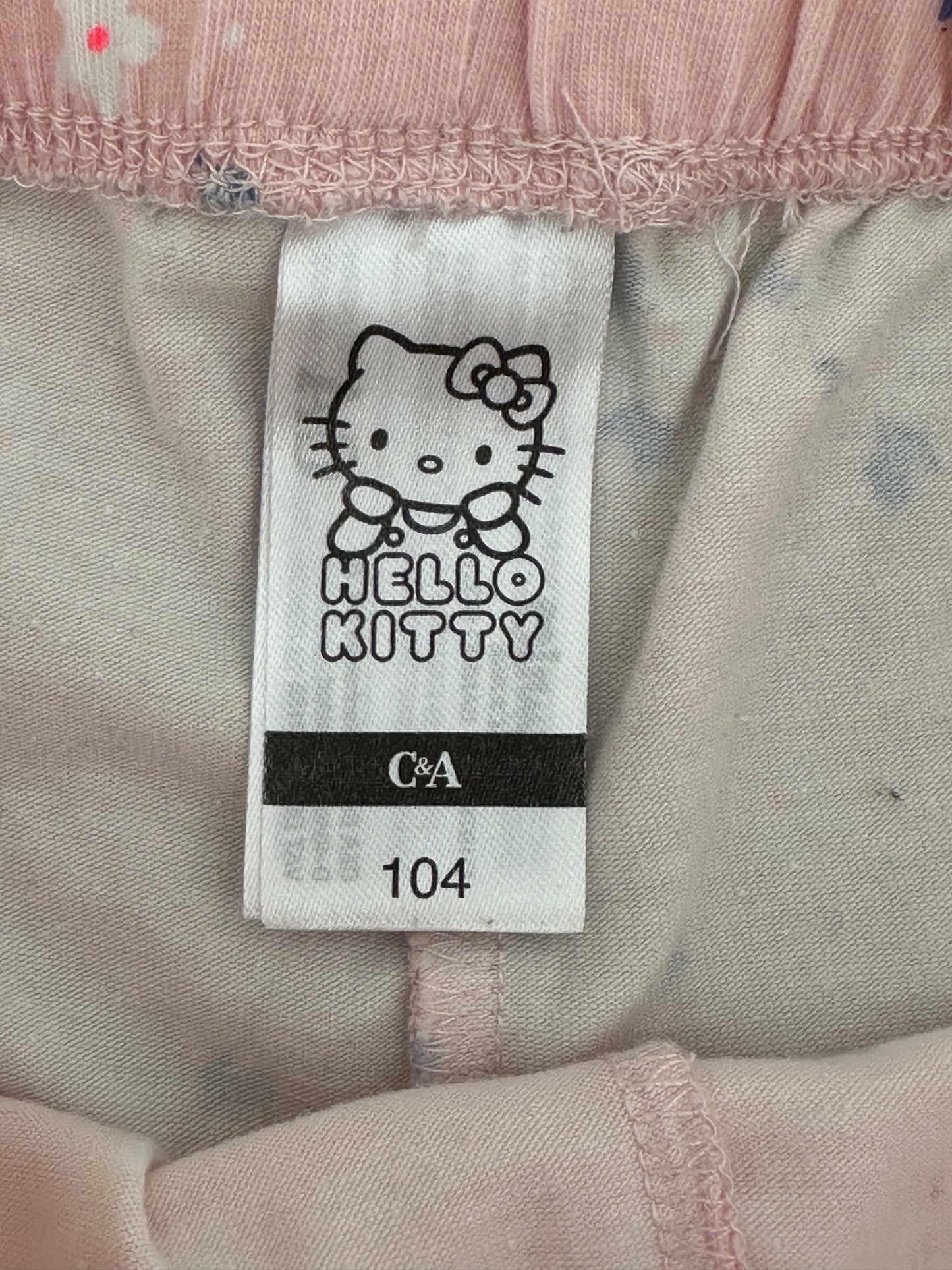 Shorts Hello Kitty mit Blümchen Gr. 104 | Secondhand | MiniMoments