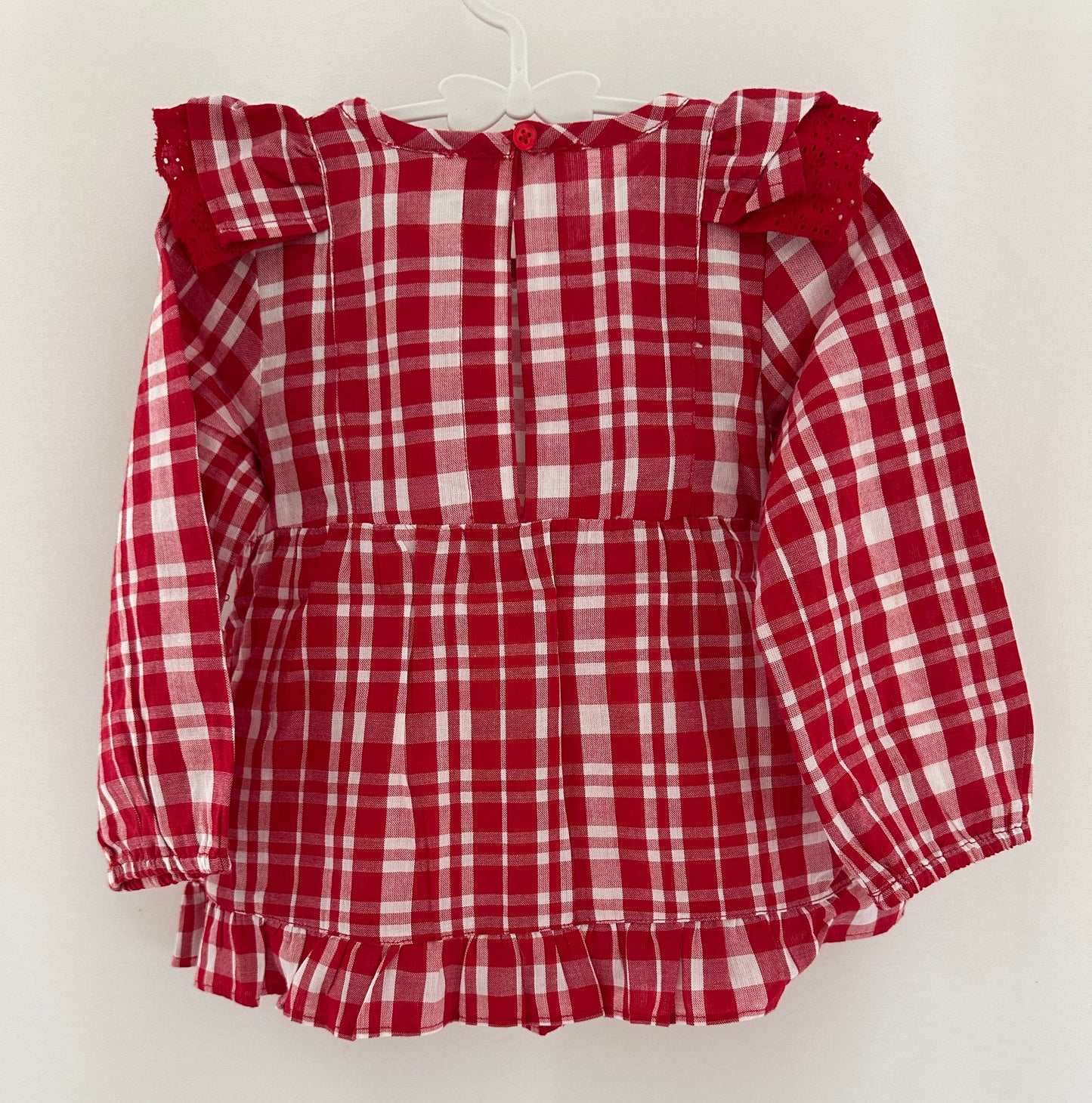 Kleid rot-weiss kariert | Secondhand | MiniMoments