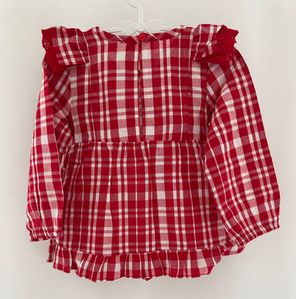 Kleid rot-weiss kariert | Secondhand | MiniMoments